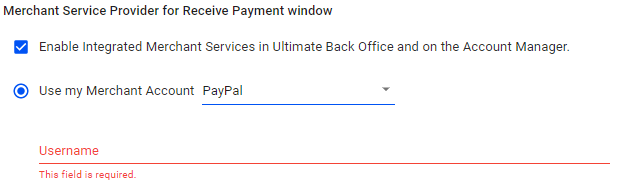 Integrate PayPal in UBO