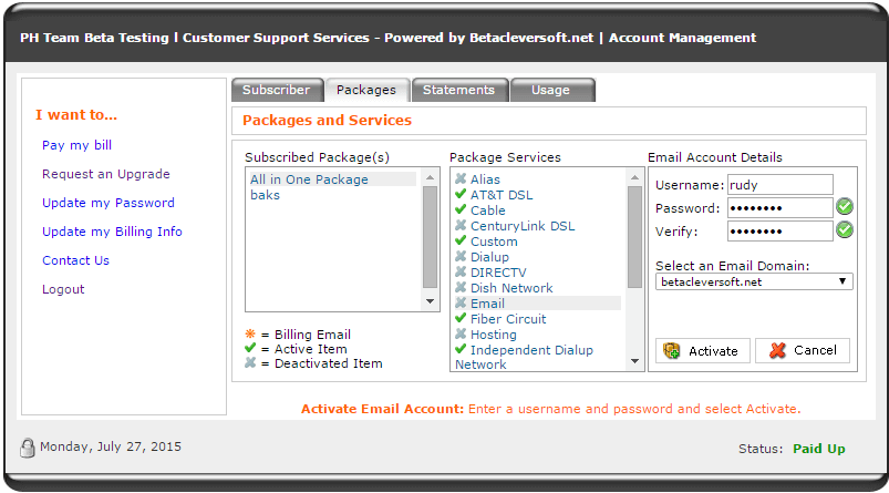 Account Manager Password Security Enhancements - UBO