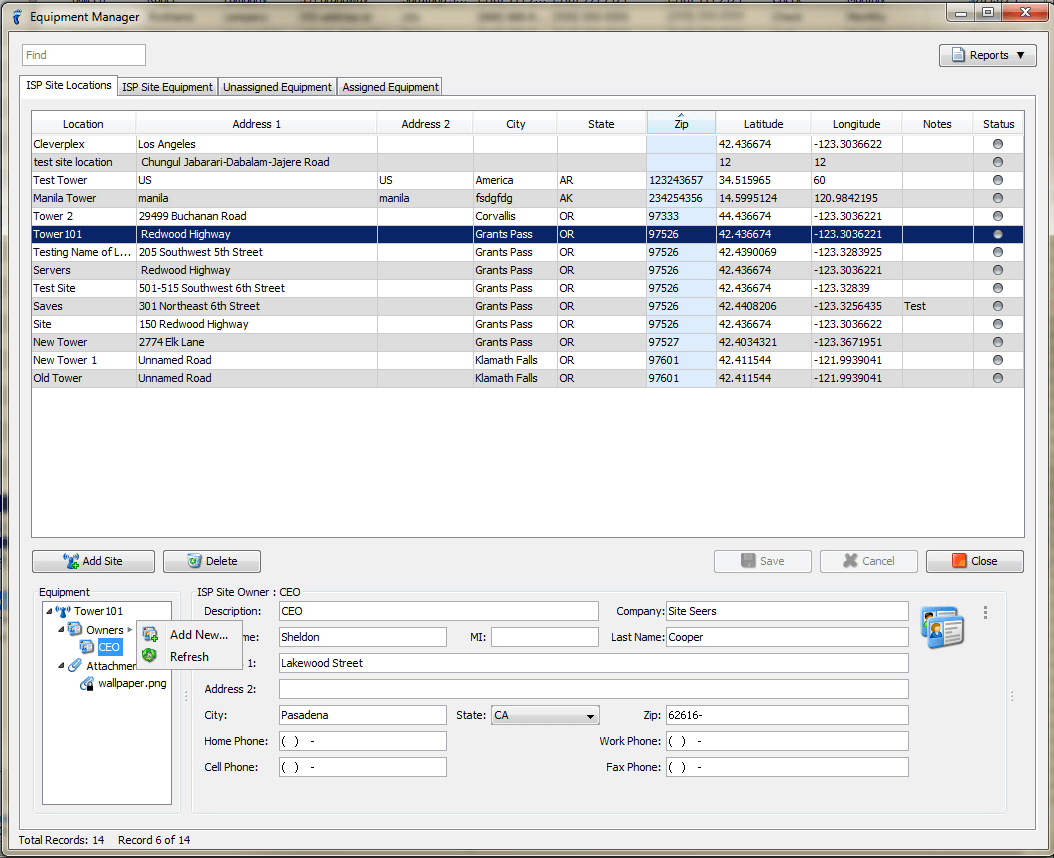 how to check site owner details