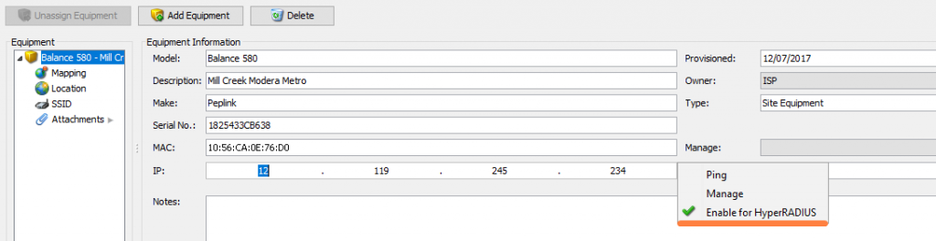 How to Enable a non-Mikrotik IP for HyperRadius - UBO