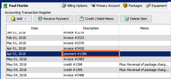 Printing Subscriber Invoices, Receipts, or Statements