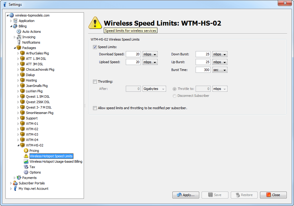 Manage Hotspot Subscribers in UBO