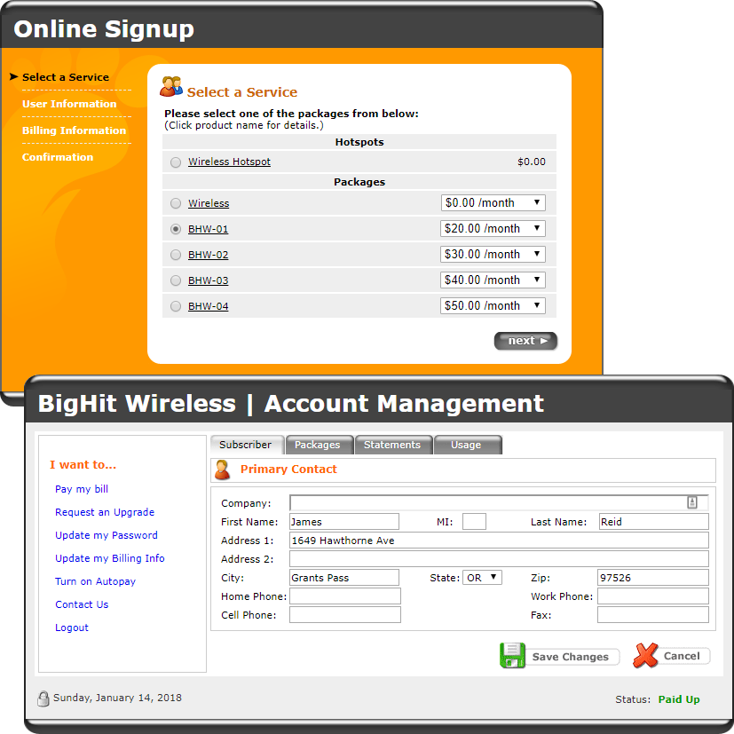 Embrace the modern Account Manager and Online Sign-up portals!