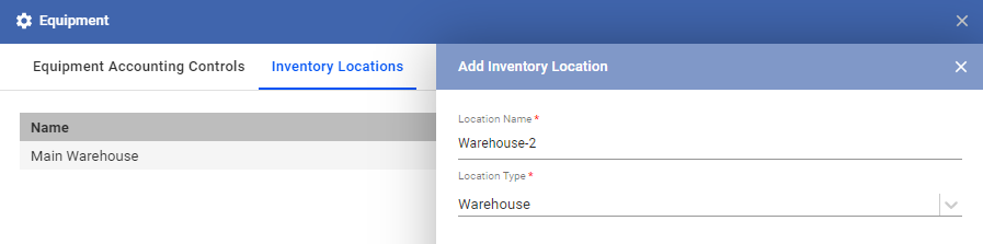 Inventory Locations - Visp App