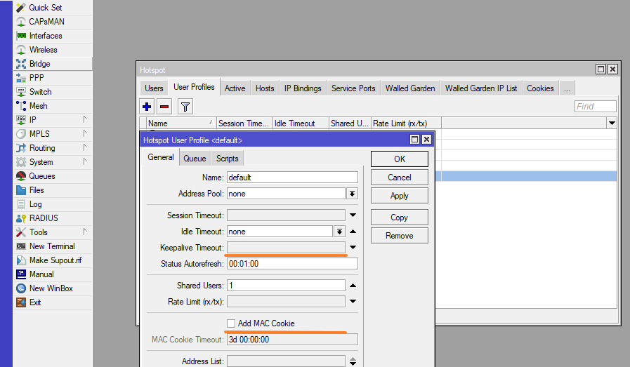 Mikrotik Hotspot Configuration - Visp App