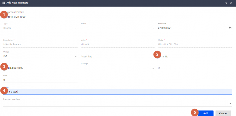 Receive Inventory in VISP - Guide and Steps