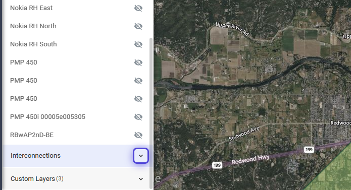 Display Coverage Maps - Visp App