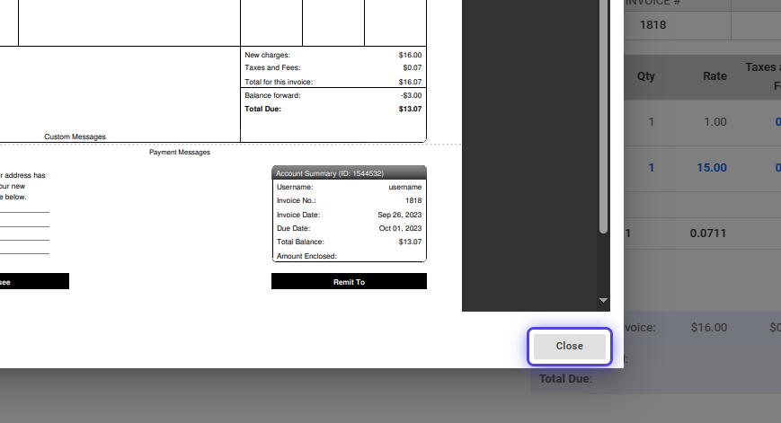 How to Create a New Invoice and Add Invoice Items - Visp App