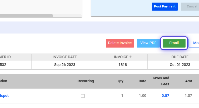 How to Create a New Invoice and Add Invoice Items - Visp App