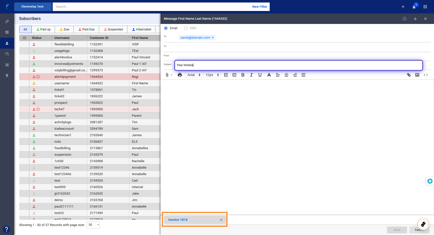 How to Create a New Invoice and Add Invoice Items - Visp App