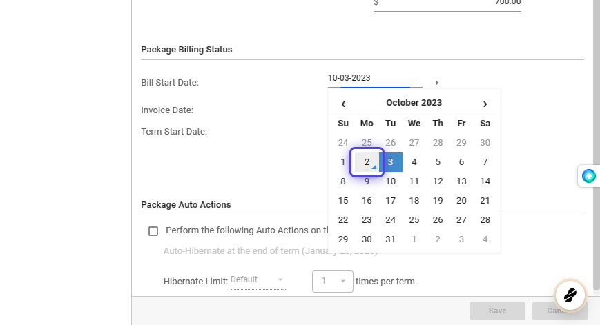 Add a Package to a Prospect or Subscriber - Visp App