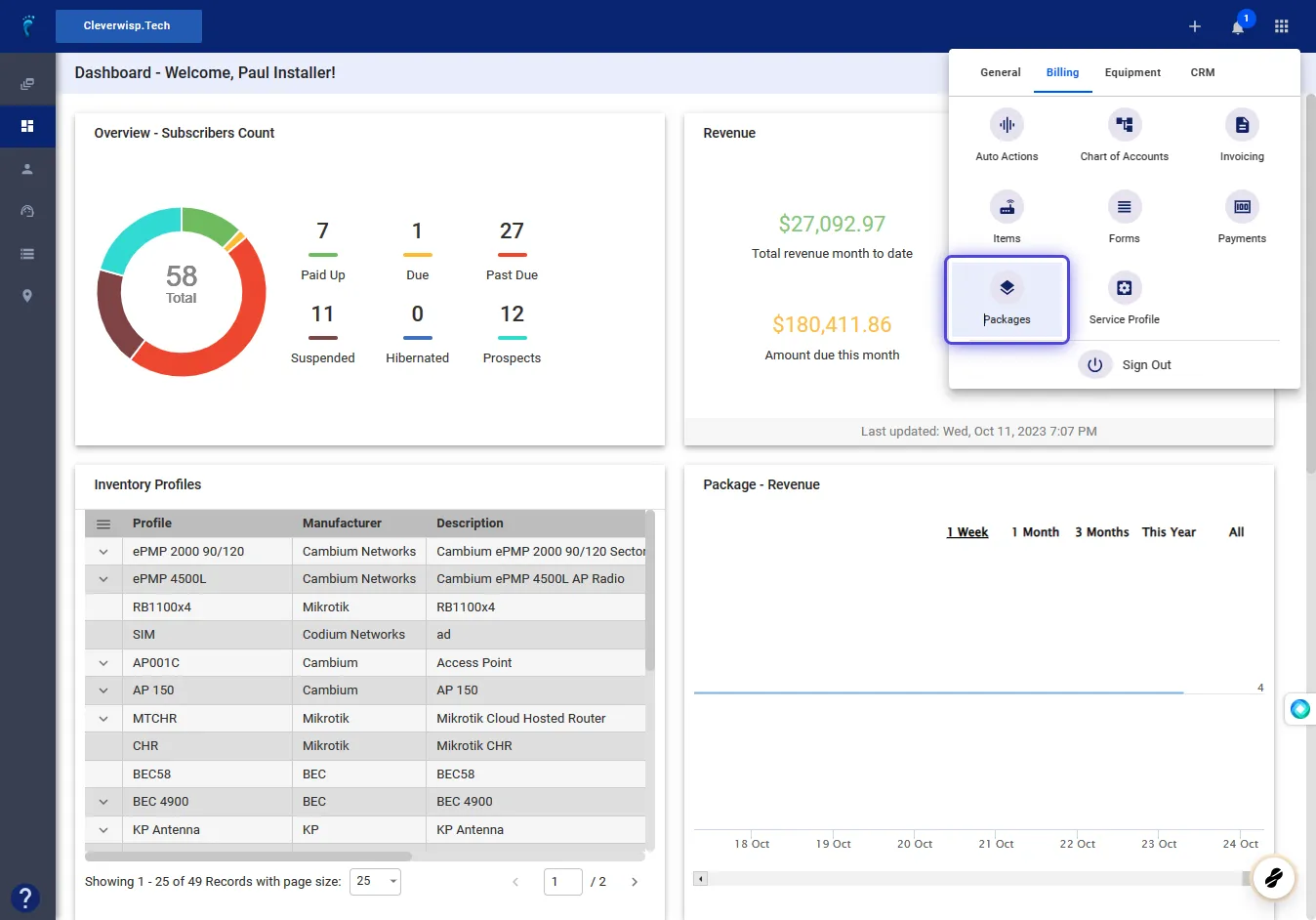 Configure Global Package IP and MAC Settings [Preseem] - Visp App